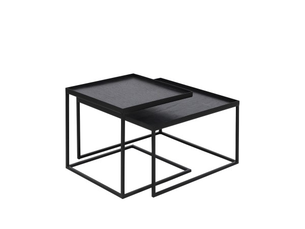 Tablett-Tisch Set quadratisch S/L